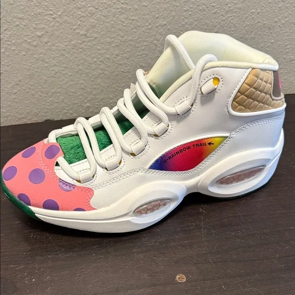 NEW Reebok Question Mid Hasbro Candy Land Basketball Shoes M7/W8.5 - Picture 9 of 15